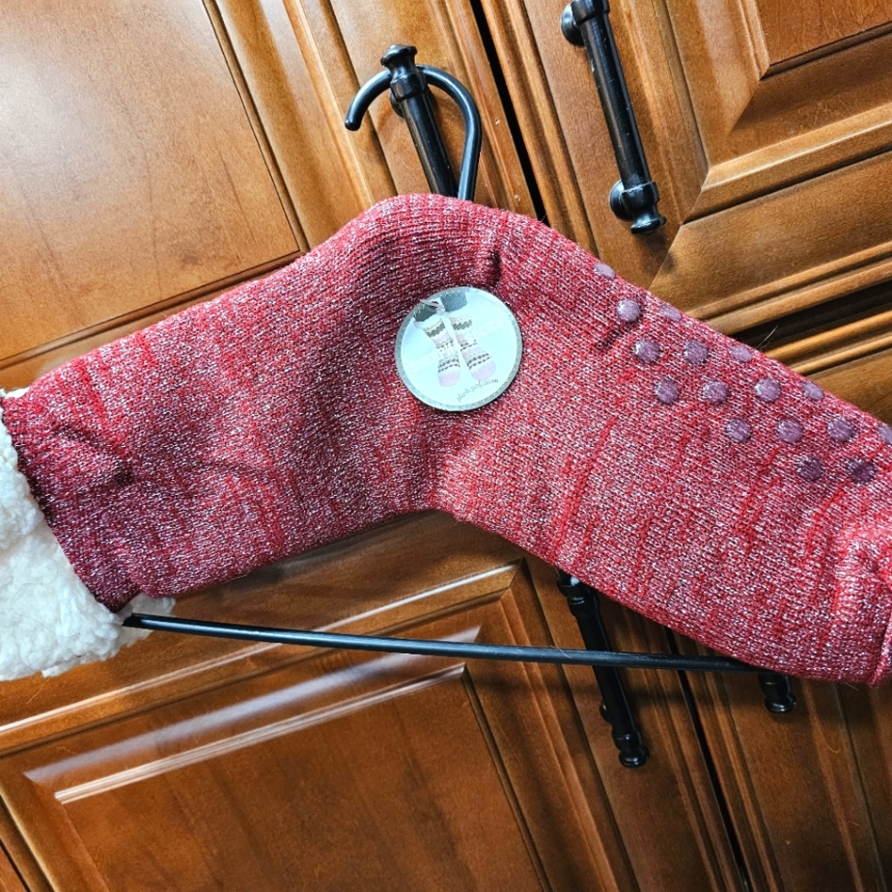 Nollia Plush Sherpa Slipper Socks #394